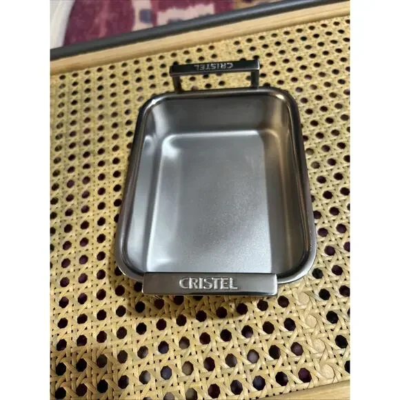 NEW Cristel 18/10 Stainless Mini Roasting Pan Roaster 4 7/8 x 4 3/8 NIB
